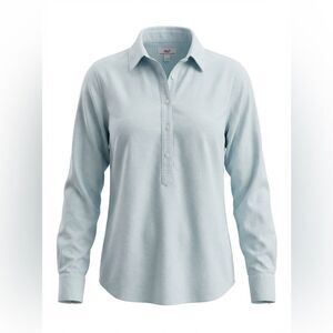 VINEYARD VINES WOMENS MINT GREEN BLOUSE SIZE 4